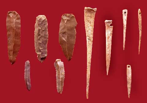 Choirokoitia: Flint and bone tools
