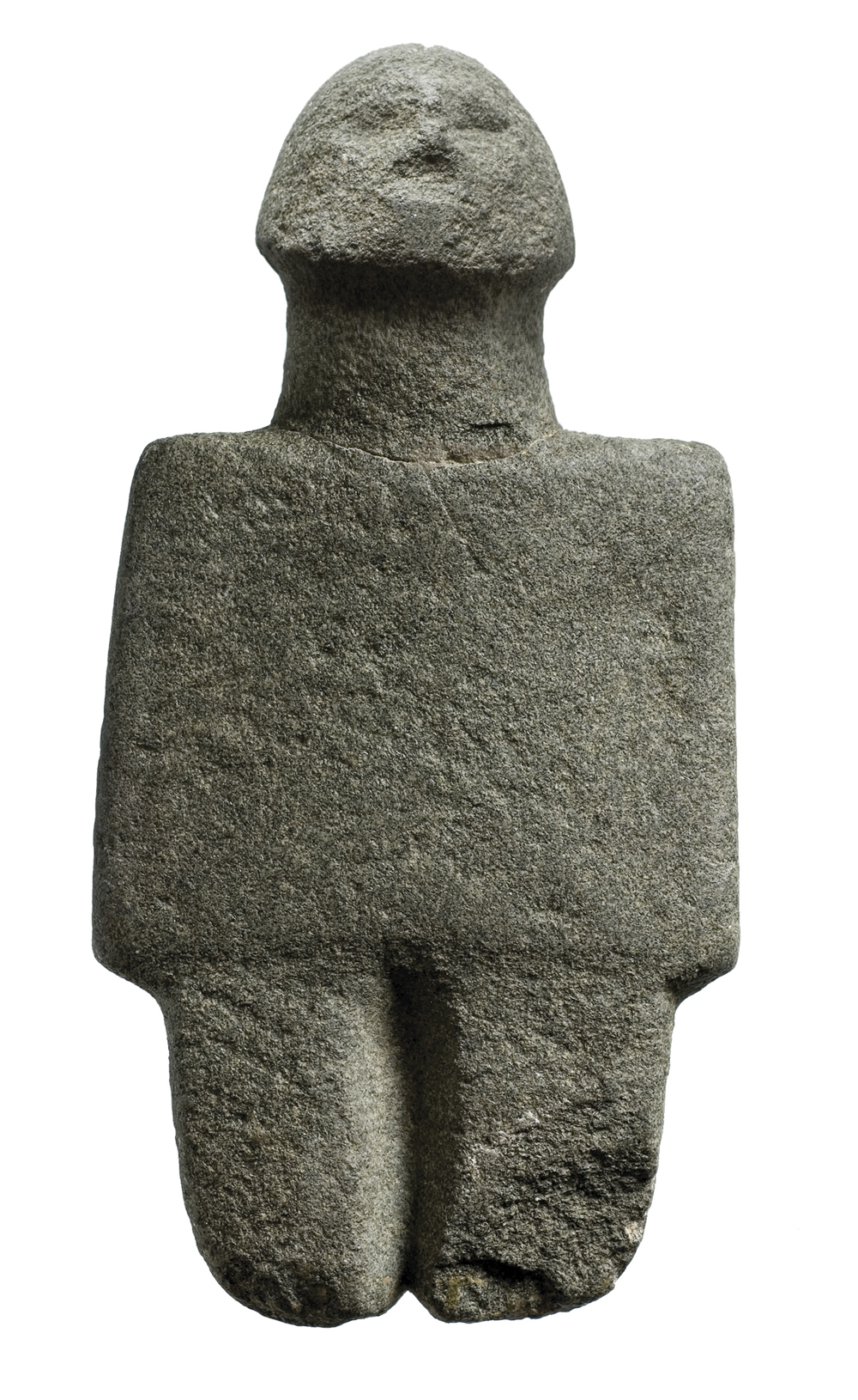 "ANCIENT CYPRUS: Cultures in Dialogue" -Andesite anthropomorphic figurine, 7th-6th millennia BC,
